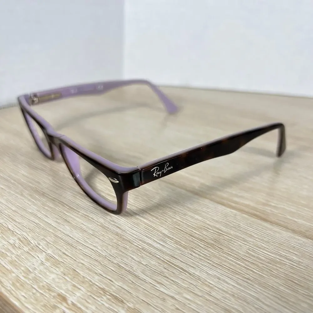 Ray-Ban RB5150 5240 Eyeglasses Acetate Purple Tortoise 48-19-135 Frames Only
